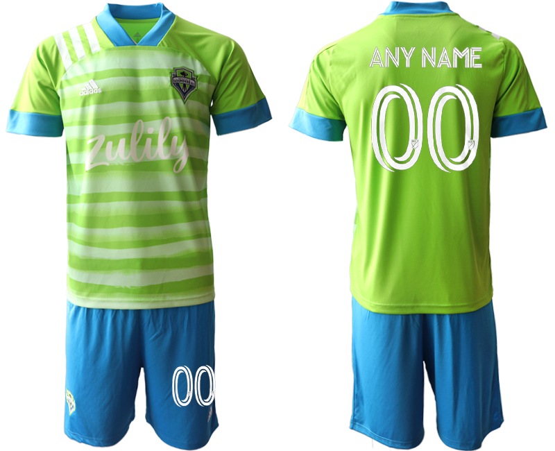 Men 2020-2021 club Seattle Sounders home customized green Soccer Jerseys->seattle sounders jersey->Soccer Club Jersey
